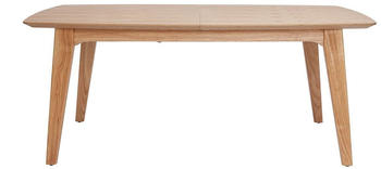 Miliboo Fifties Extendable Dining Table Light Wood 180-230cm