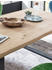 SIT Baumkante-Esstisch 120x80x76 cm 40 mm Wildeiche natur antiksilber 07107-82