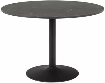 Actona IBIZA Esstisch Ø110 schwarz Esszimmertisch Tisch Küchentisch Küchen Esszimmer