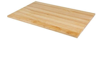 Bolero rechteckige Tischplatte Natur vorgebohrt 110x70cm (DY727)