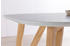SalesFever Esstisch skandinavisches DesignHolz massive Eiche grau lackiert 160x90x76 cm (379752)