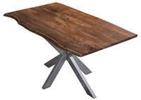 Sam Outillage - Esstisch Baumkante Massiv Akazie Nussbaum 120 X 80 Cm...
