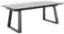 MCA Furniture Esstisch Narbonne ausziehbar Keramik 200/300100x76 cm Hellgrau