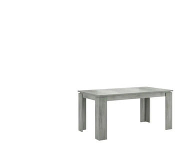 Möbel Kraft Esstisch ausziehbar grau 160x76