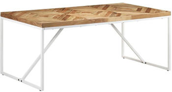 vidaXL Esstisch 180x90x76 cm Akazie und Mango Massivholz (323551)
