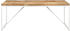 vidaXL Esstisch 180x90x76 cm Akazie und Mango Massivholz (323551)