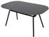 Möbilia Esstisch 150x90cm Platte Sinterstein 11 mmMetall 150x90x75 cm grau-schwarz (28020011)