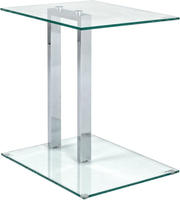 HAKU Beistelltisch "Sofatisch, Wohnzimmertisch" 1 Stk. tlg. rechteckig - aus Metall