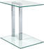 HAKU Couchtisch + Beistelltisch 45x35x50 cm silber-grau