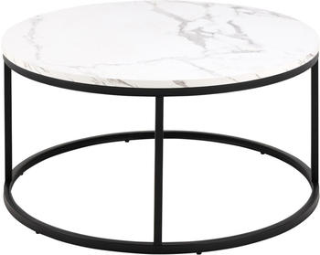 Actona Couchtisch + Beistelltisch Spiro 80x80x40 cm beige-weiß
