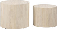 ACTONA GROUP Couchtisch "Mice 2er Set - oval, skandinavisch & modern, pflegeleicht,