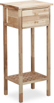 Relaxdays Couchtisch + Beistelltisch Walnuss 35x30x80 cm braun