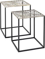 HAKU Beistelltisch "Sofatisch, Wohnzimmertisch" Set, 2er Set, 2 Stk. tlg. quadratisch