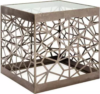 HAKU Couchtisch + Beistelltisch 50x50x50 cm holzfarben