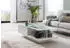 SalesFever Couchtisch MDF-Holz 120x60x36cm weiß (330005)