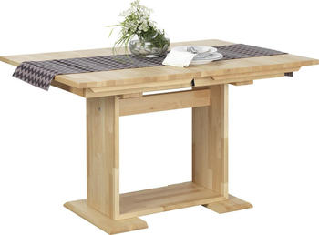 Livetastic Esstisch, Buche, Holz, Kernbuche, massiv, rechteckig, Wange, U-Form, 90x75 cm