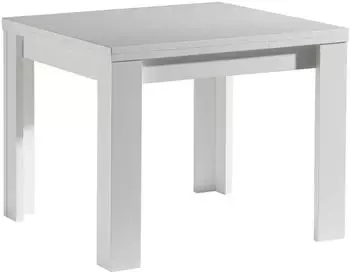 Mäusbacher Esstisch mit Auszug Monzi 80/136x60 cm Weiß/Matt