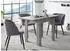 Mäusbacher Esstisch mit Auszug Monzi 120/176x80 cm Grau Betonoptik