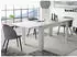 Mäusbacher Esstisch mit Auszug Monzi 120/176x80 cm Grau Betonoptik