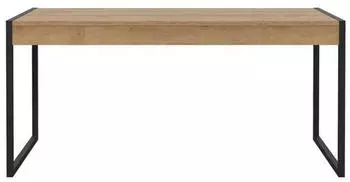 Forte Esstisch mit Schubk&auml;sten High Rock 166x90 cm Holz Riviera Eiche