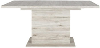 Forte Esstisch mit Auszug Estland 160/200x90 cm Holzoptik Grau Sandeiche
