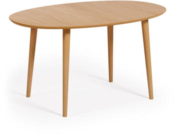 Kave Home Esstisch mit Auszug Oakland 120 cm/ 200 cm Holz Braun Eiche