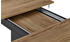 Wójcik Esstisch mit Auszug Brolo 167/200x90 cm Holzoptik Schwarz/Braun/Eiche