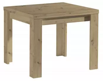 M&auml;usbacher Esstisch mit Auszug Monzi 80/136x60 cm Holzoptik Braun Eiche S&auml;gerau