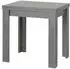 Mäusbacher Esstisch mit Auszug Monzi 80/136x60 cm Grau Graphit