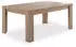 Mäusbacher Esstisch mit Auszug Monzi 110/166x60 cm Holzoptik Braun Eiche Sägerau 110