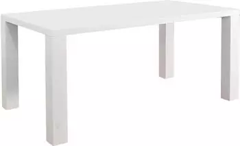 SalesFever Esszimmertisch 160x90x76cm weiß (399644)