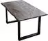 SIT Esszimmertisch 160x85x78cm Mango grau Stahlgestell schwarz (07107-76)