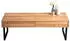 M2 Kollektion Couchtisch Linz in massiver Wildeiche braun 110x35x60cm