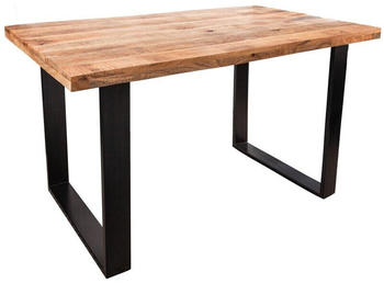 Riess-Ambiente Massiver Esstisch IRON CRAFT 140cm Mangoholz Eisen Industrial Design