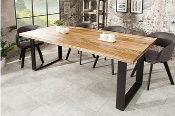 Riess-Ambiente Massiver Esstisch IRON CRAFT 200cm Mangoholz Eisen Industrial Design