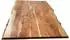 SIT Esstisch Baumkante Platte 56 mm Akazie natur 240 x 100 cm Gestell Metall antikschwarz 240 x 100 x 78 cm 15276-11 Serie TABLES & CO