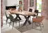 SIT Esstisch 220 x 100 cm 50 mm Tischplatte Teak-Holz natur Metallgestell X-Form used look 15622-41