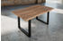 sam Esstisch Baumkante massiv Akazie stone 180 x 90 cm schwarz LAUREN