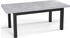 WFL GROUP Ausziehbarer Esstisch 120/160x80 cm Beton grau/schwarz