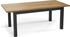 WFL GROUP Ausziehbarer Esstisch 160/200x80 cm Eiche Schwarz