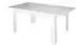 Sconto Esstisch Bull 0567 120x80 weiss matt B H T 120/160 75 80 cm
