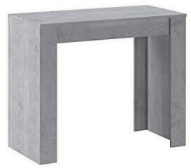 Skraut Home Konsolentisch ausziehbar ZEMENT 90-140x50x78 cm.