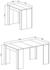 Skraut Home Konsolentisch ausziehbar ZEMENT 90-140x50x78 cm.