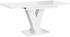 ALTDECOR Esszimmertisch ausziehbar 120 -160x80x75 cm Hochglanz Weiß ASIV