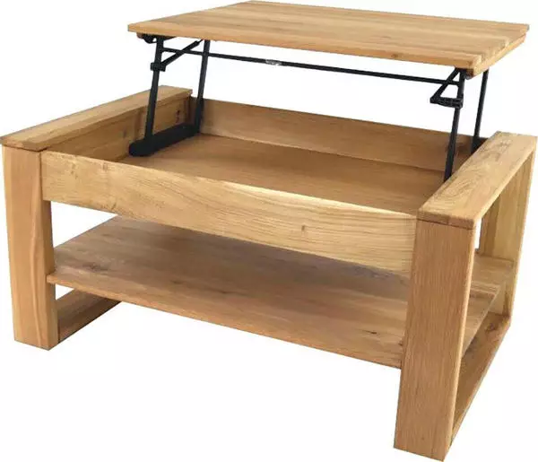 Concept Pablo 100x45-65x65 cm Eiche/braun
