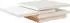 SalesFever Couchtisch rechteckig 360 Grad drehbar -Holz 120x80x30 cm weiß