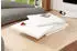 SalesFever Couchtisch rechteckig 360 Grad drehbar -Holz 120x80x30 cm weiß