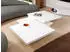 SalesFever Couchtisch rechteckig 360 Grad drehbar -Holz 120x80x30 cm weiß