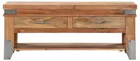 vidaXL Couchtisch 110x52x45 cm Massivholz Akazie