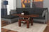 designimpex Design Couchtisch Cleo 57-69x 75-150cm Nussbaum